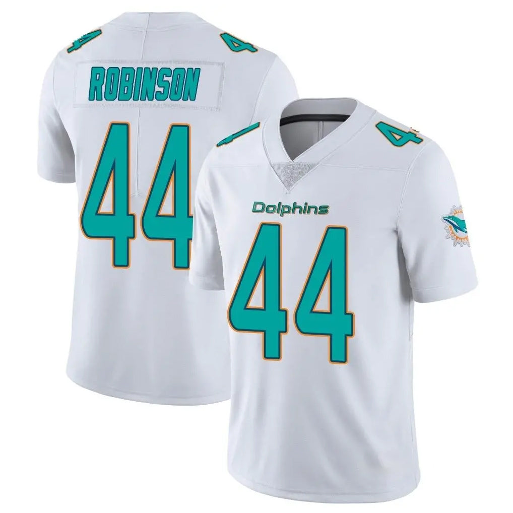 Tocy M.Dolphins #44 Chop Robinson Player White Limited Vapor Untouchable Home Game Stitched Jerseys