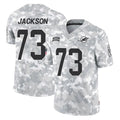 Tocy M.Dolphins #73 Austin Jackson Player Arctic Camo Salute To Service Limited Game Stitched Jerseys