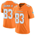 Tocy M.Dolphins #83 Kevin Coleman Jr. Player Orange Limited Home Game Stitched Jerseys