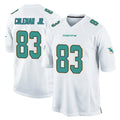 Tocy M.Dolphins #83 Kevin Coleman Jr. Player White Home Game Stitched Jerseys