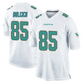 Tocy M.Dolphins #85 Greg Dulcich Player White Home Game Stitched Jerseys