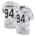 Tocy M.Dolphins #94 Jordan Phillips Player Arctic Camo Salute To Service Limited Game Stitched Jerseys