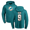 Tocy M.Dolphins #9 Joshua Uche Player Aqua LOGO Pullover Hoodies Limited Stitched Jerseys