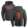 Tocy M.Dolphins #9 Joshua Uche Player Darkgray Pullover Hoodies Limited Stitched Jerseys