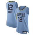 tocy M.Grizzlies #12 Ja Morant Light Blue Authentic Player Stitched Jerseys- Statement Edition
