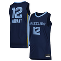 tocy M.Grizzlies #12 Ja Morant Navy Authentic Stitched Jerseys- Icon Edition