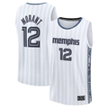 tocy M.Grizzlies #12 Ja Morant White 2025-2026 City Edition Fast Break Stitched Jerseys