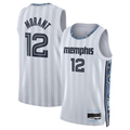 tocy M.Grizzlies #12 Ja Morant White 2025-2026 Swingman Stitched Jerseys- City Edition