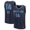 tocy M.Grizzlies #14 Zach Edey Navy Draft Fast Break Player Stitched Jerseys- Icon Edition