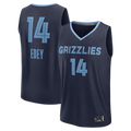 tocy M.Grizzlies #14 Zach Edey Navy Fast Break Replica Stitched Jerseys- Icon Edition