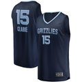 tocy M.Grizzlies #15 Brandon Clarke Navy Fast Break Replica Stitched Jerseys- Icon Edition