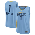 tocy M.Grizzlies #1 Scotty Pippen Jr. Light Blue Fast Break Replica Player Stitched Jerseys- Statement Edition