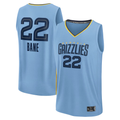 tocy M.Grizzlies #22 Desmond Bane Light Blue Fast Break Replica Player Stitched Jerseys- Statement Edition