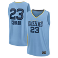 tocy M.Grizzlies #23 Cedric Coward Light Blue Fast Break Replica Player Stitched Jerseys- Statement Edition