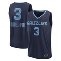 tocy M.Grizzlies #3 Kentavious Caldwell-Pope Navy Fast Break Replica Player Stitched Jerseys- Icon Edition