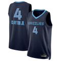 tocy M.Grizzlies #4 Walter Clayton Jr. Navy Swingman Stitched Jerseys- Icon Edition