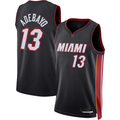 tocy M.Heat #13 Bam Adebayo kounmpo Black Fast Break Jerseys - Icon Edition