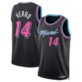 tocy M.Heat #14 Tyler Herro Black 2025-2026 Swingman Jerseys - City Edition
