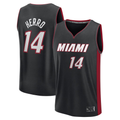 tocy M.Heat #14 Tyler Herro Black Fast Break Replica Player Jerseys - Icon Edition