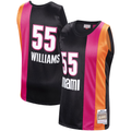 tocy M.Heat #55 Jason Williams Mitchell & Ness Black 2005-2006 Hardwood Classics Swingman Jerseys
