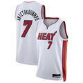 tocy M.Heat #7 Giannis Antetokounmpo White Swingman Jerseys - Association Edition