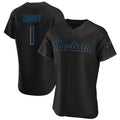 tocy M.Marlins #1 Connor Norby Player Black Home Limited Elite Stitched Jerseys