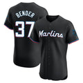 tocy M.Marlins #37 Anthony Bender Player Black Vapor Home Limited Elite Stitched Jerseys