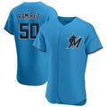 tocy M.Marlins #50 Agustin Ramirez Player Blue Home Limited Elite Stitched Jerseys