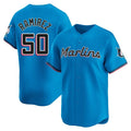 tocy M.Marlins #50 Agustin Ramirez Player Blue Home Limited Stitched Jerseys