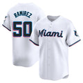 tocy M.Marlins #50 Agustin Ramirez Player White  Home Limited Stitched Jerseys