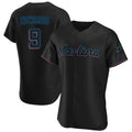 tocy M.Marlins #9 Xavier Edwards Player Black Home Limited Elite Stitched Jerseys
