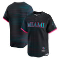 tocy M.Marlins Blank Player Black City Connect Home Limited Stitched Jerseys
