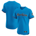 tocy M.Marlins Blank Player Blue Home Limited Elite Stitched Jerseys