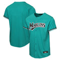 tocy M.Marlins Blank Player Teal Mitchell & Ness Cooperstown Collection Game Stitched Jerseys