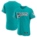 tocy M.Marlins Blank Player Teal Mitchell & Ness Cooperstown Collection Limited Elite Stitched Jerseys