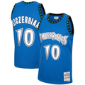 tocy M.Timberwolves #10 Wally Szczerbiak Mitchell & Ness Blue 2003-2004 Hardwood Classics Swingman Stitched Jerseys