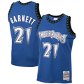 tocy M.Timberwolves #21 Kevin Garnett Mitchell & Ness Blue Big & Tall 2003-2004 Hardwood Classics Swingman Stitched Jerseys