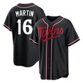 tocy M.Twins #16 Austin Martin Player Black Fashion Out Home Limited Stitched Jerseys