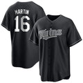 tocy M.Twins #16 Austin Martin Player Black Home Game Stitched Jerseys