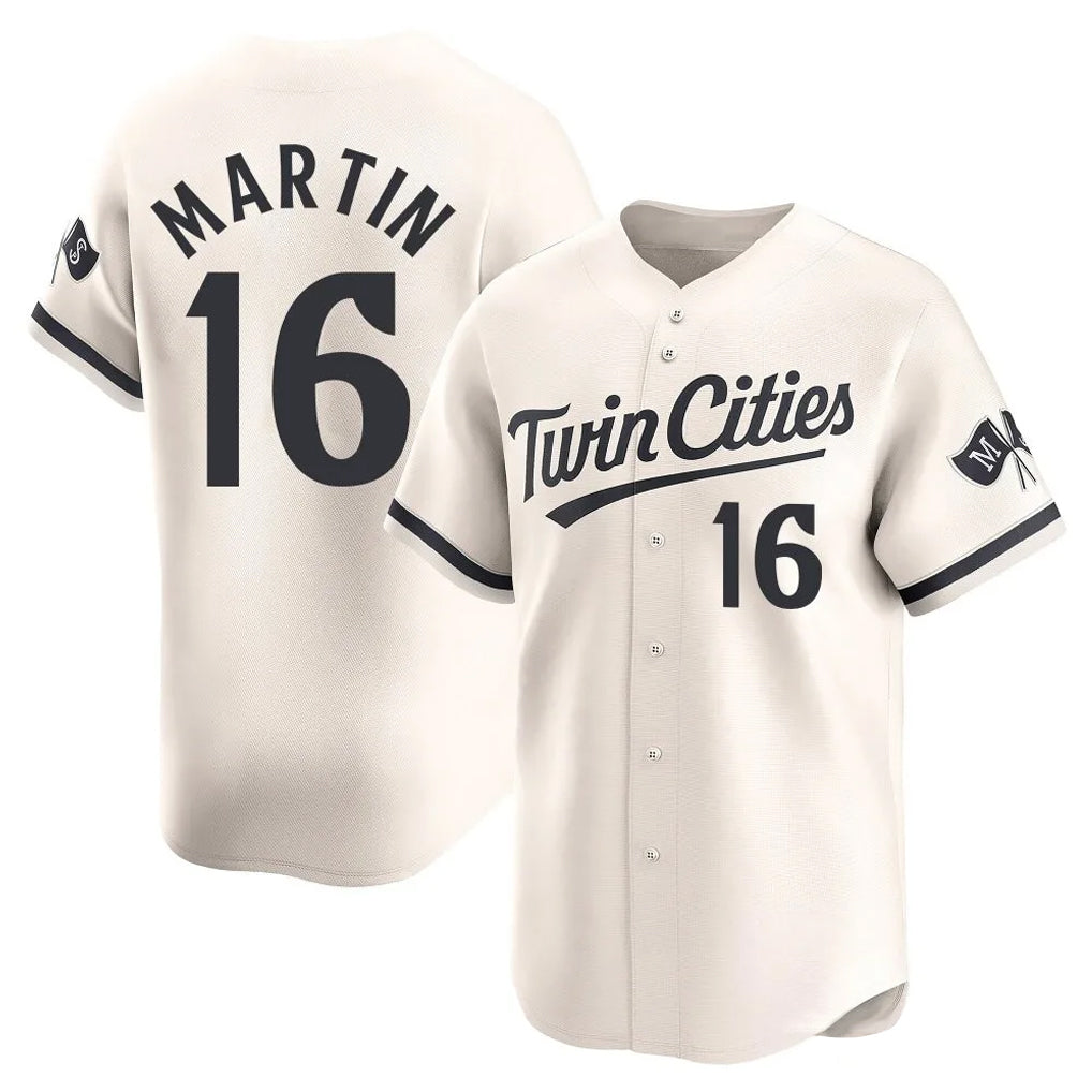 tocy M.Twins #16 Austin Martin Player Cream Home Limited Stitched Jerseys