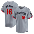 tocy M.Twins #16 Austin Martin Player Gray Home Limited Stitched Jerseys