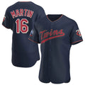tocy M.Twins #16 Austin Martin Player Navy 60th Home Limited Elite Stitched Jerseys