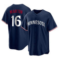 tocy M.Twins #16 Austin Martin Player Navy Replica Alternate Home Stitched Jerseys