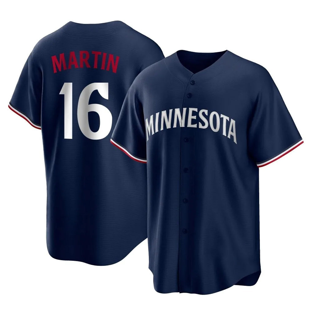 tocy M.Twins #16 Austin Martin Player Navy Replica Alternate Home Stitched Jerseys