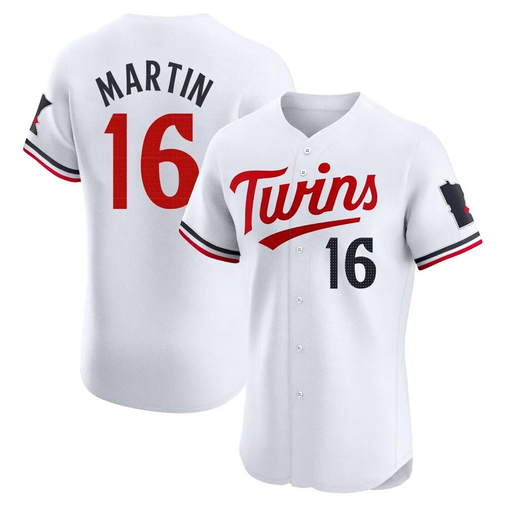 tocy M.Twins #16 Austin Martin Player White Home Limited Elite Stitched Jerseys