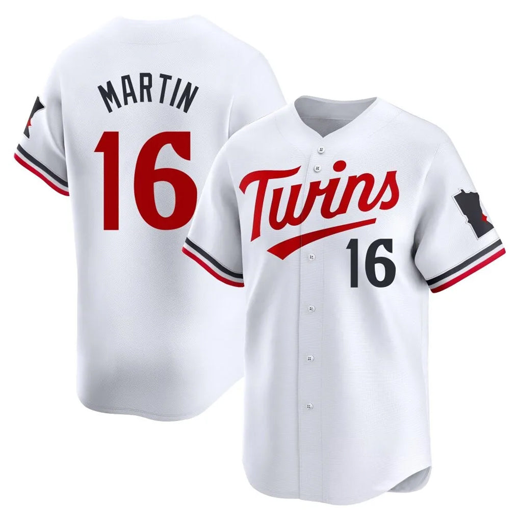 tocy M.Twins #16 Austin Martin Player White Home Limited Stitched Jerseys