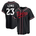 tocy M.Twins #23 Royce Lewis Player Black Fashion Out Home Limited Stitched Jerseys