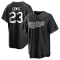 tocy M.Twins #23 Royce Lewis Player Black Home Game Stitched Jerseys