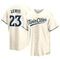tocy M.Twins #23 Royce Lewis Player Cream Game Limited Home Stitched Jerseys