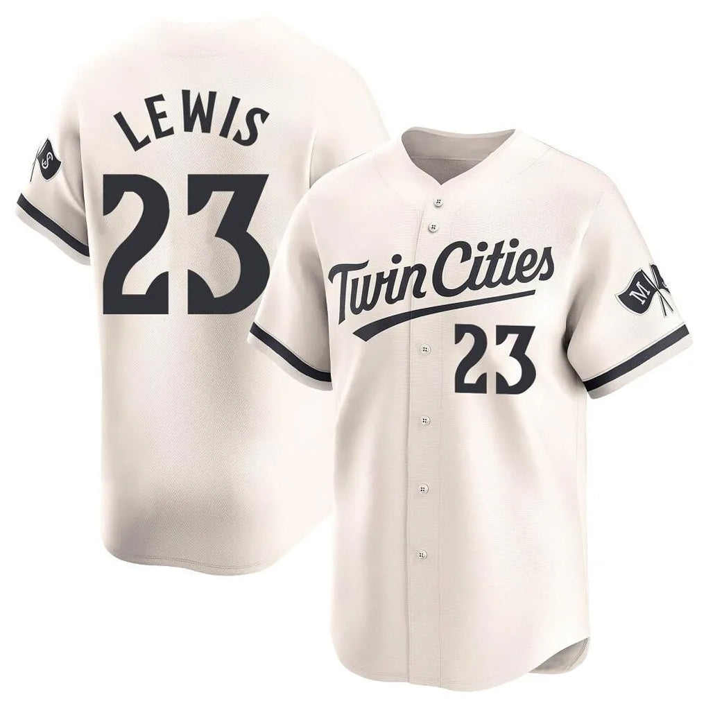 tocy M.Twins #23 Royce Lewis Player Cream Home Limited Stitched Jerseys